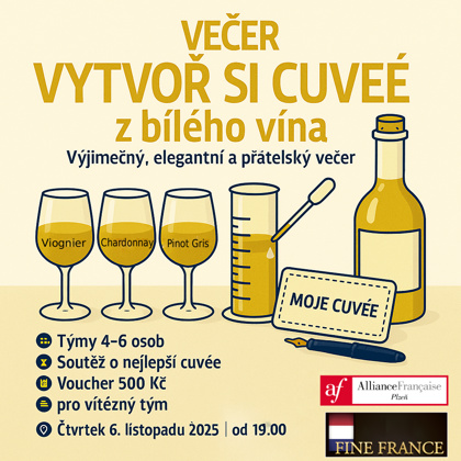 ✨ Vytvořte si vlastní cuvée z bílého vína✨- čtvrtek 6. listopadu